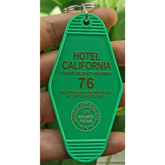 Hotel California Key Ring The Eagles - Picture 2 of 2